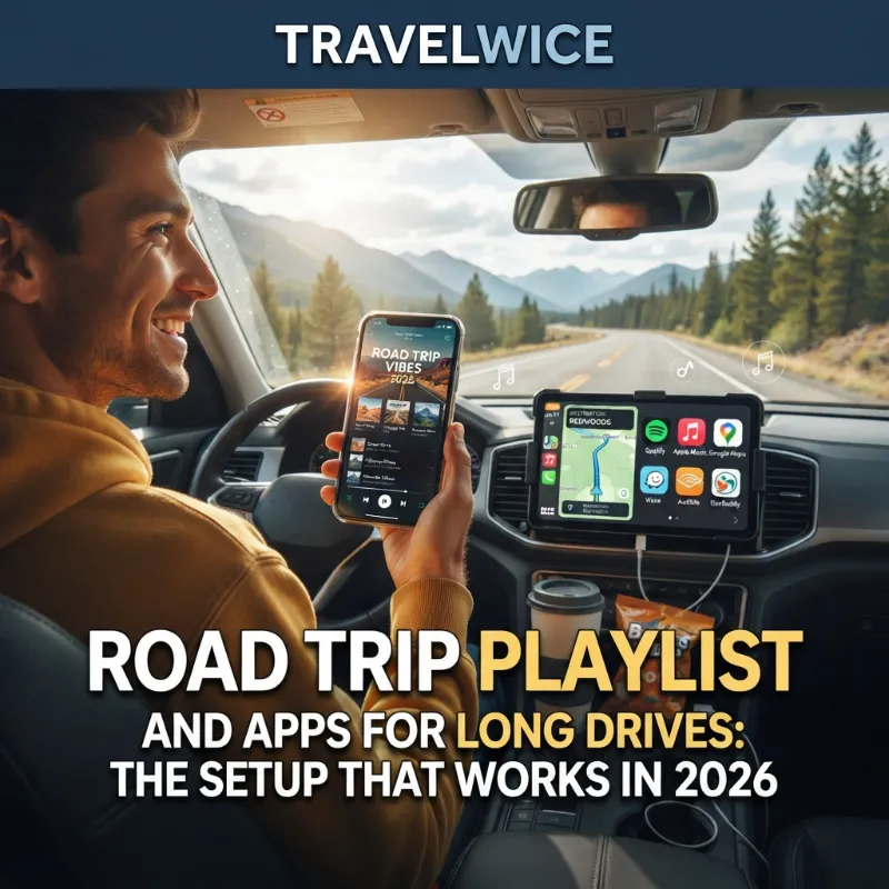 road trip playlist and apps