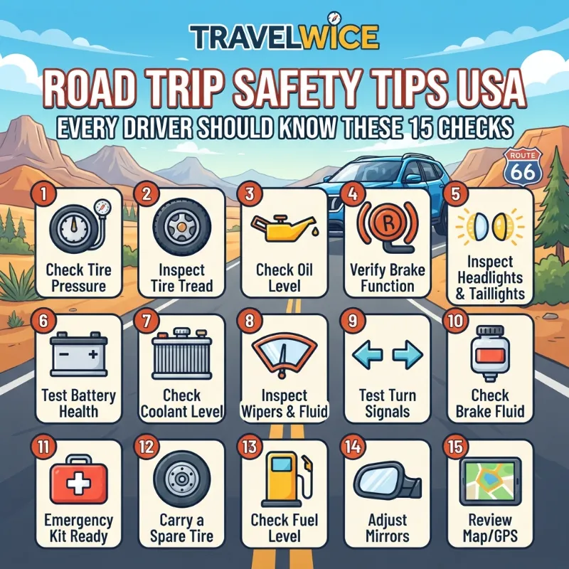 road trip safety tips usa